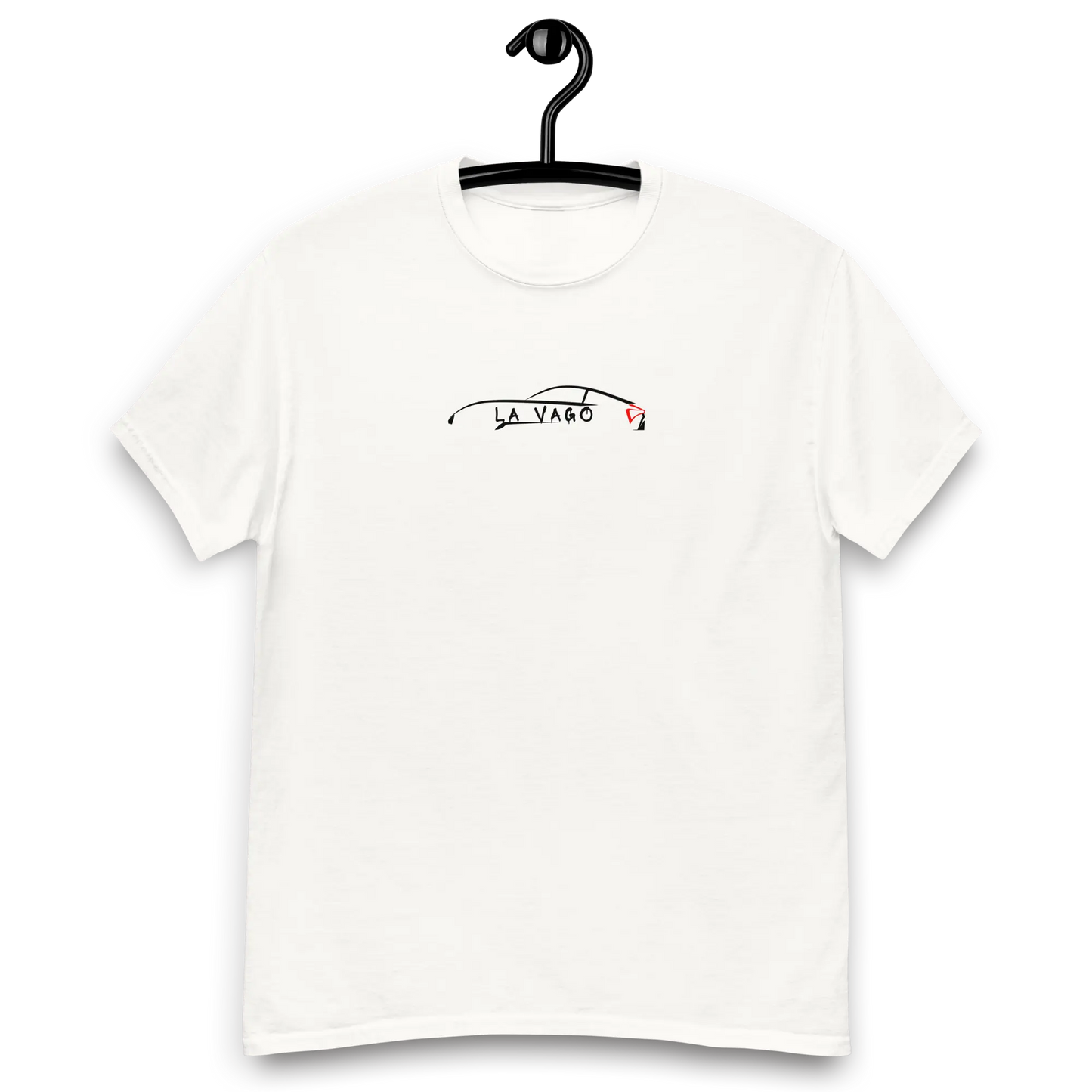 T-shirt Dodge Charger – Muscle car US, tailles S à 2XL, livraison offerte dès 50€ d'achats, noir et blanc
