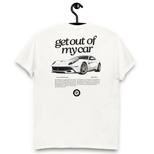 T-shirt Ferrari F12 noir ou blanc – Supercar italienne + livraison offerte dès 50€ d'achats - disponibles en noir et blanc, tailles S à 2XL